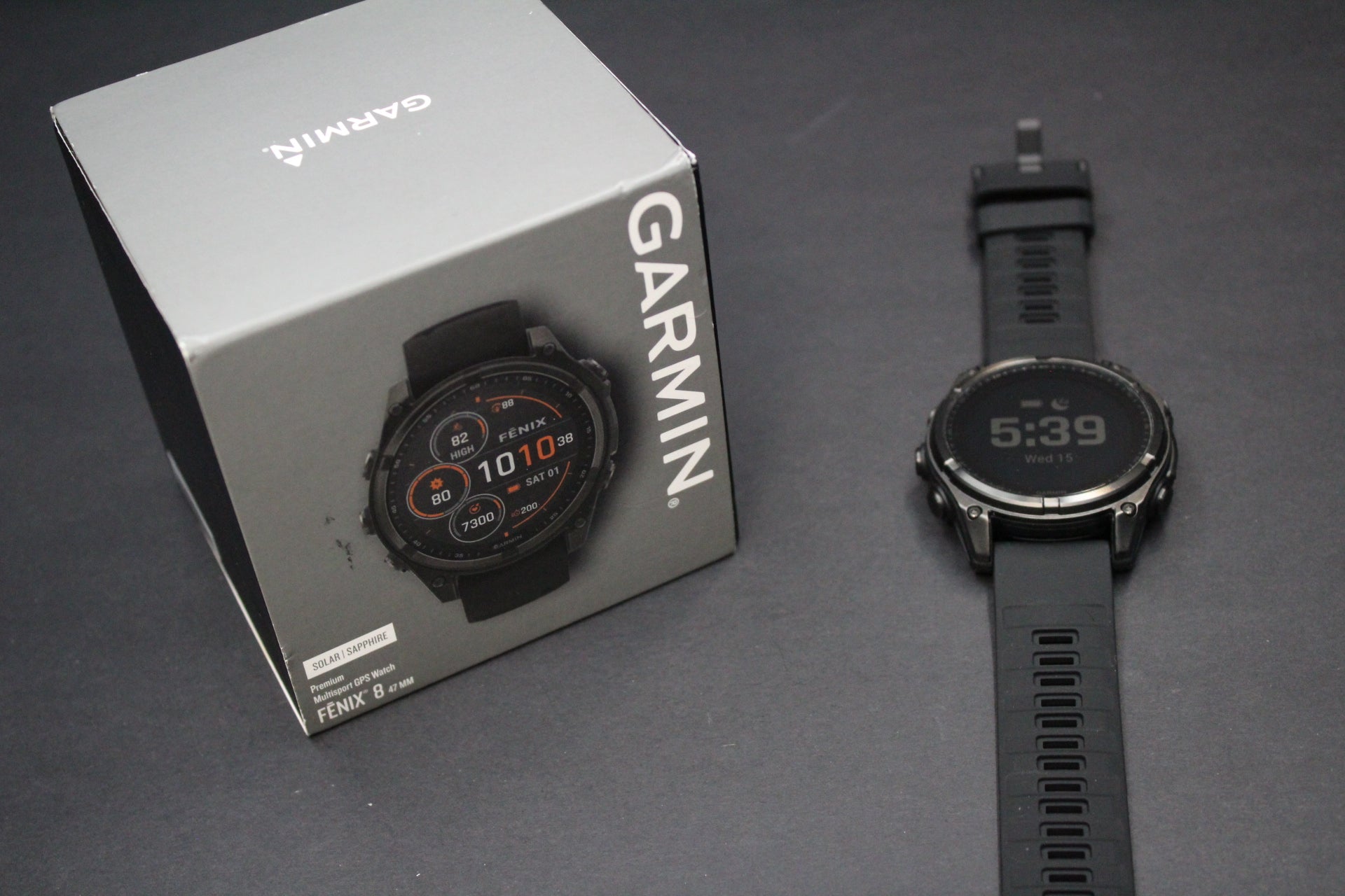 Garmin Fenix 8 47mm Solar Sapphire - Refurbished