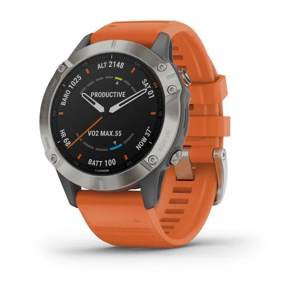 Garmin Fenix 6 Sapphire (with Pro features) - Refurbished