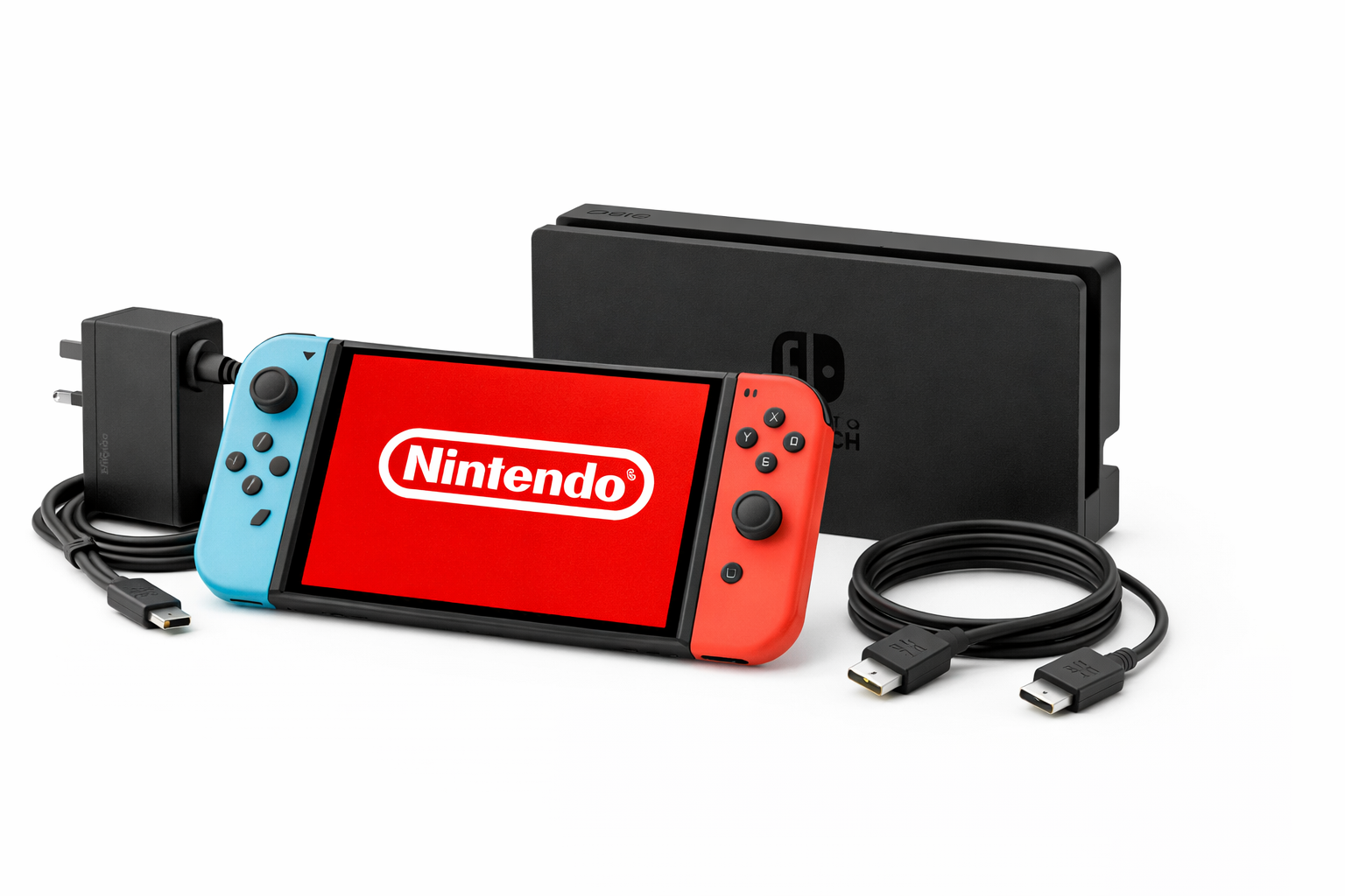 Nintendo Switch OLED console 64GB with optional accessories - Refurbished