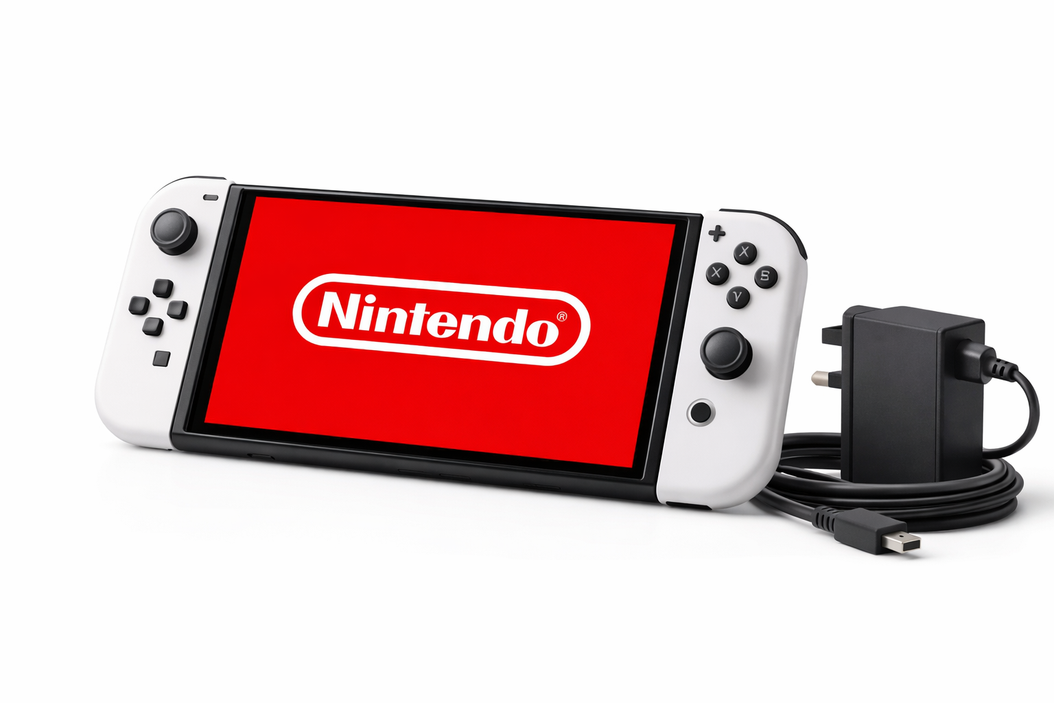 Nintendo Switch OLED console 64GB with optional accessories - Refurbished